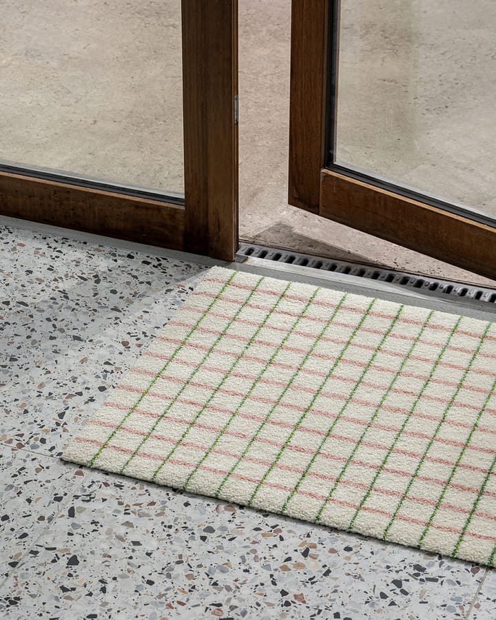 Grid dörrmatta, Lime Candycane, 85x115 cm Heymat