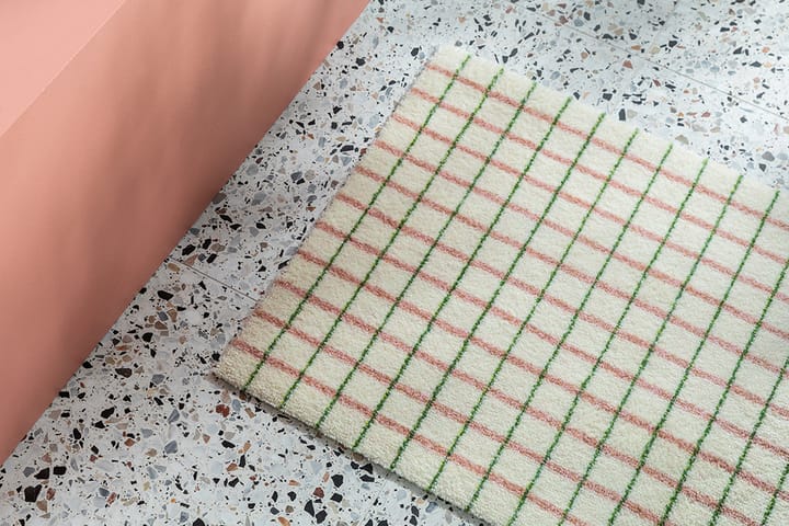 Grid dörrmatta, Lime Candycane, 85x115 cm Heymat