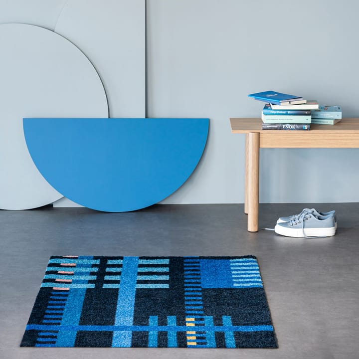 Loom dörrmatta - bauhaus blue, 60x85 cm - Heymat