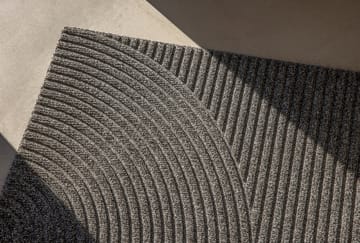 Stein dörrmatta - grå, 85x130 cm - Heymat