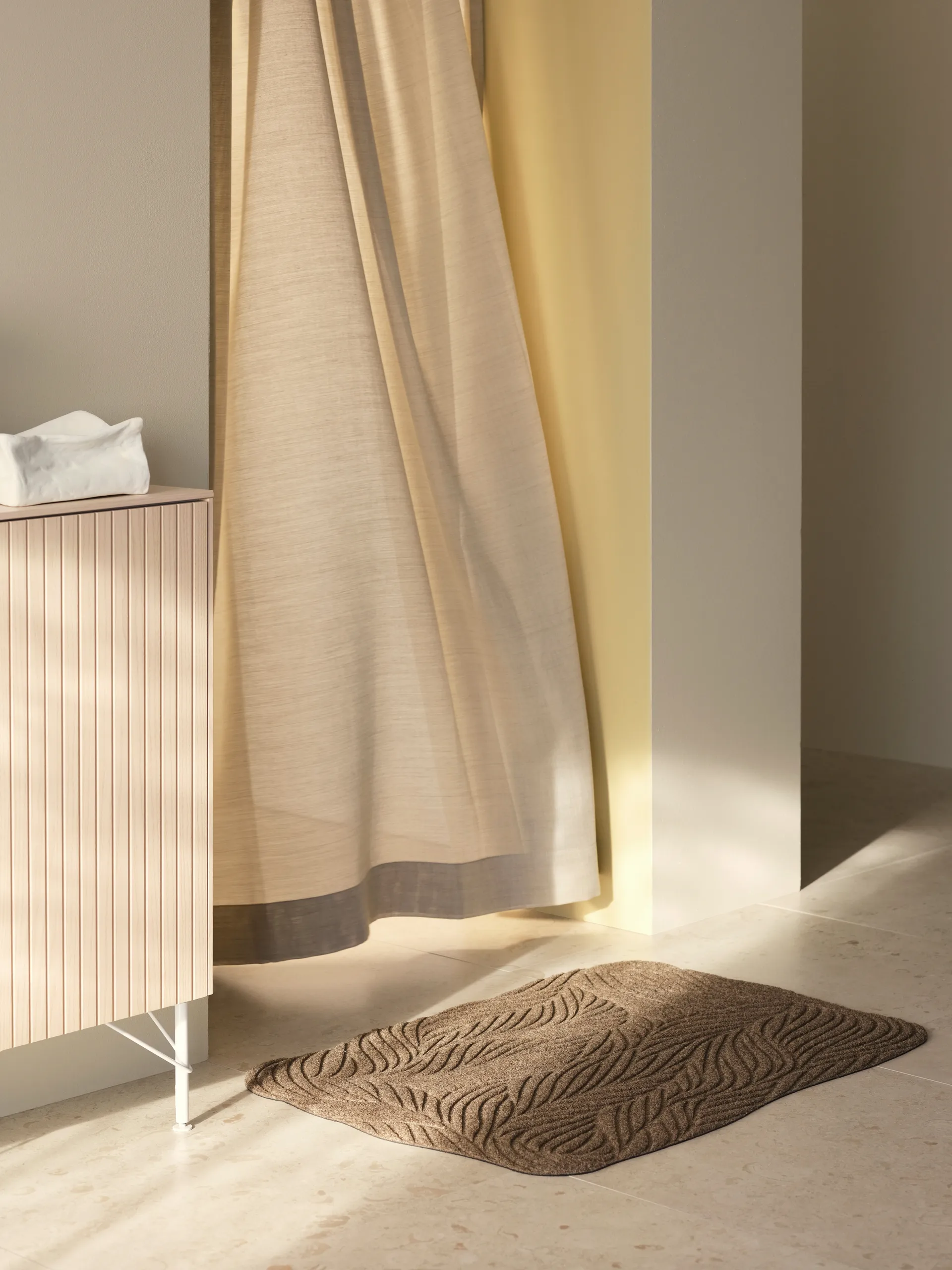 Twine dörrmatta 60x85 cm, Beige Heymat