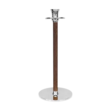 Alto Basso ljusstake 30 cm - Förnicklad mässing - Hilke Collection