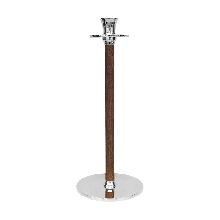 Alto Basso ljusstake 30 cm - Förnicklad mässing - Hilke Collection