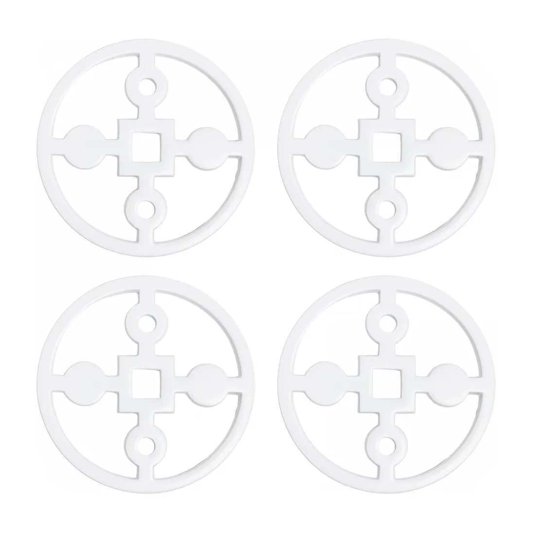 Anima Gemella glasunderlägg 4-pack, Vit Hilke Collection