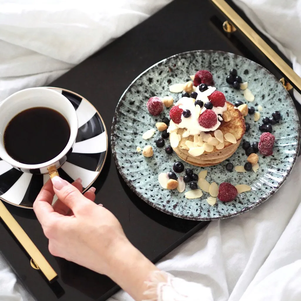 Hilke Collection bricka 40,5x25,5 cm, Granit-solid mässing Hilke Collection