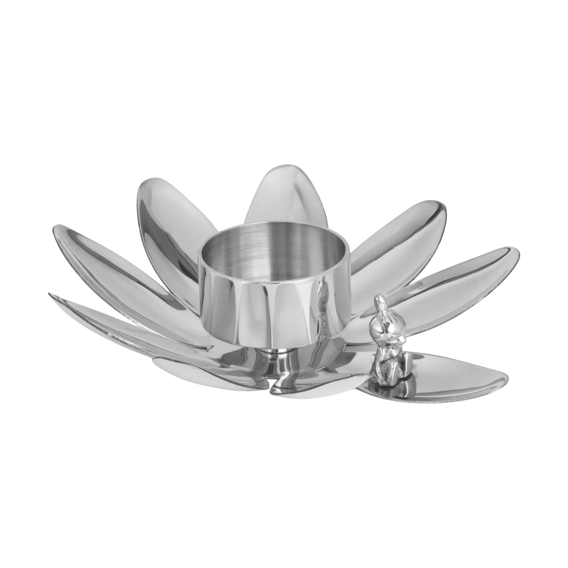 Hilke X Mumin Lilla My ljusstake, Förnicklad mässing Hilke Collection