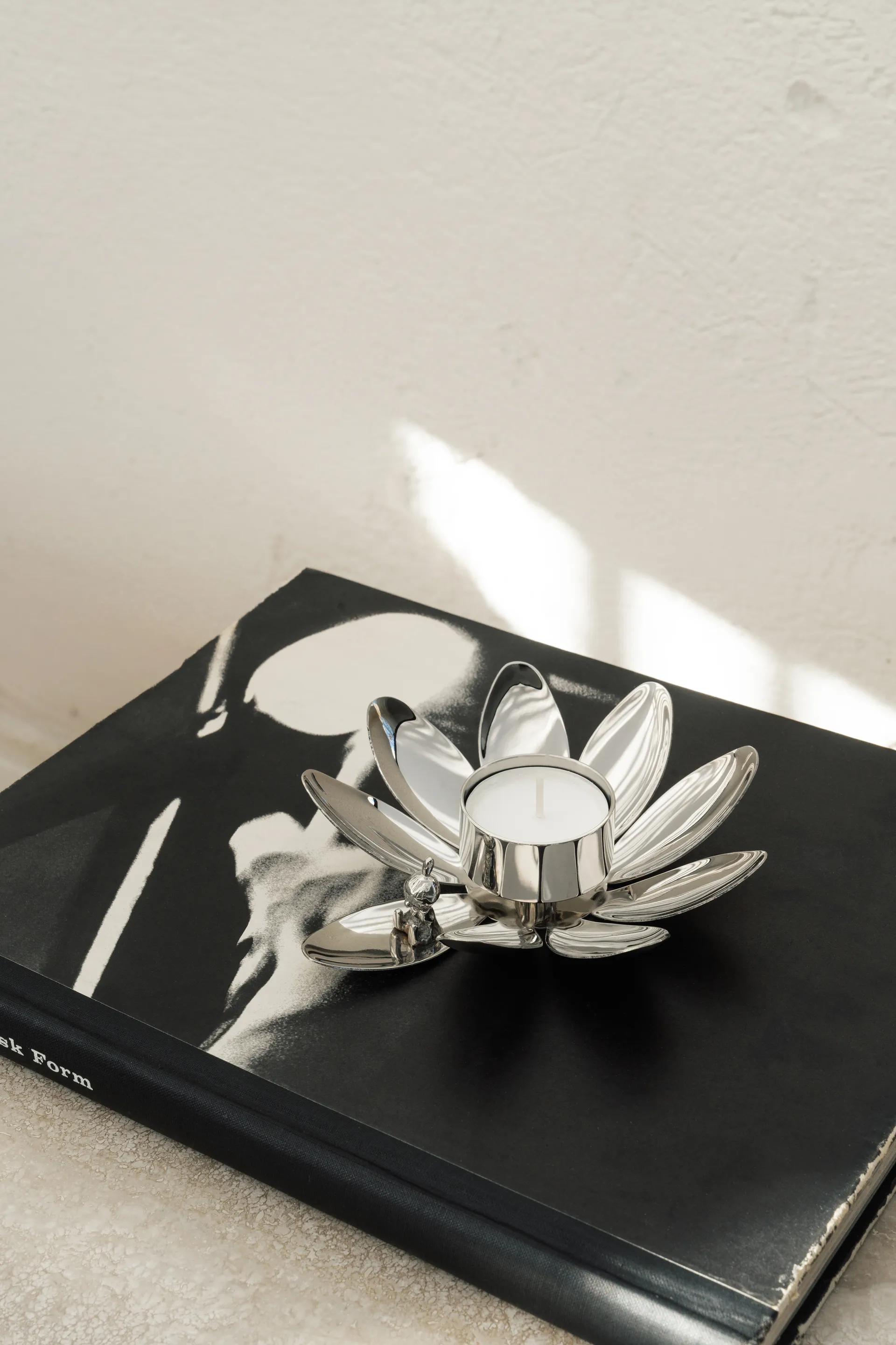 Hilke X Mumin Lilla My ljusstake, Förnicklad mässing Hilke Collection