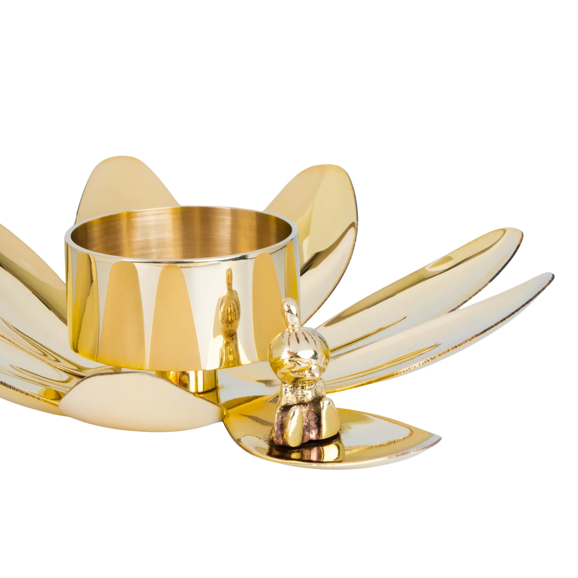 Hilke X Mumin Lilla My ljusstake, Mässing Hilke Collection