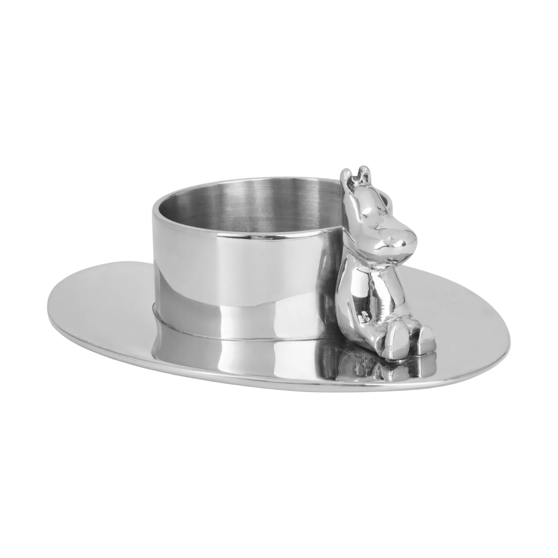 Hilke X Mumin No.3 ljusstake, Förnicklad mässing Hilke Collection