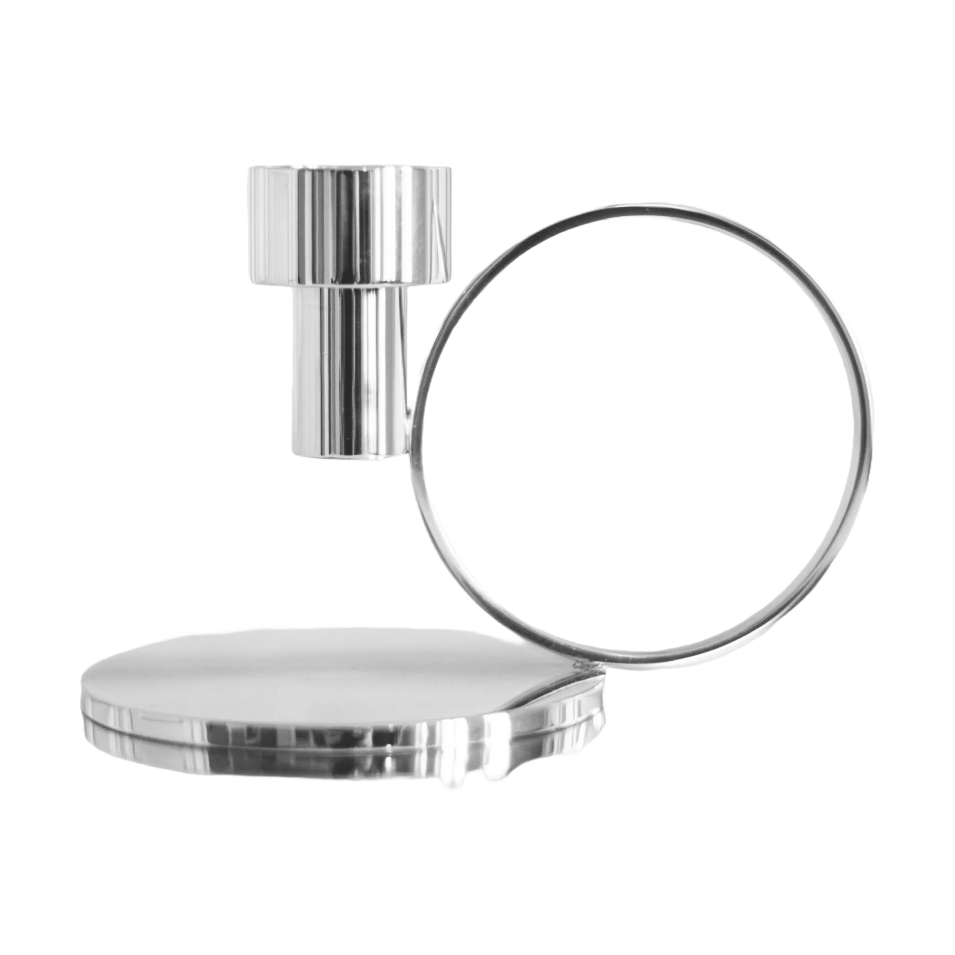 Insieme ljusstake, Förnicklad mässing Hilke Collection