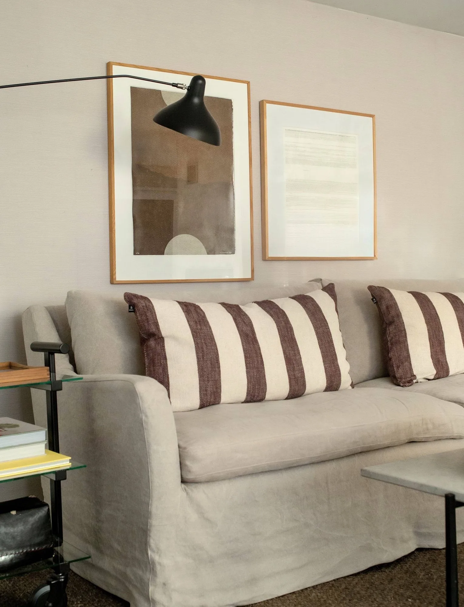 Aberdeen kuddfodral, Burgundy, 50x90 cm Himla