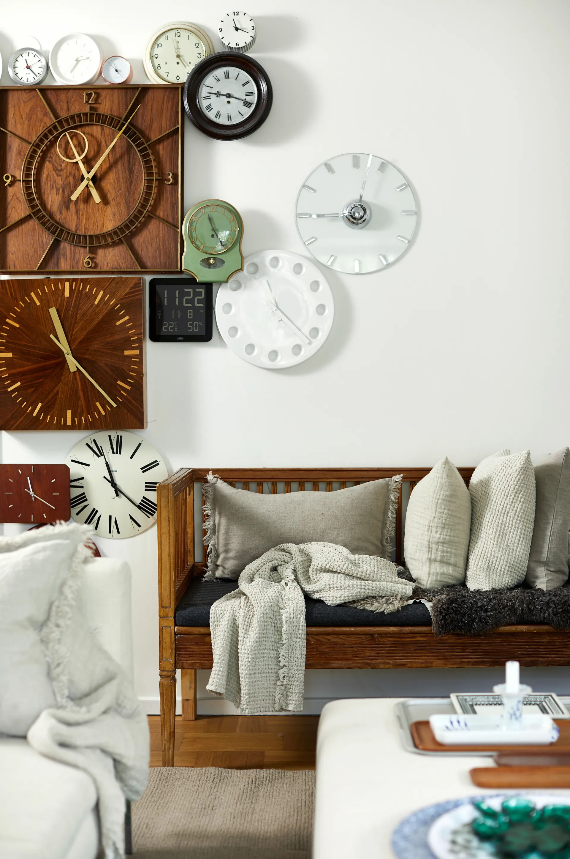 Angeline pläd 130x170 cm, Oatmeal Himla