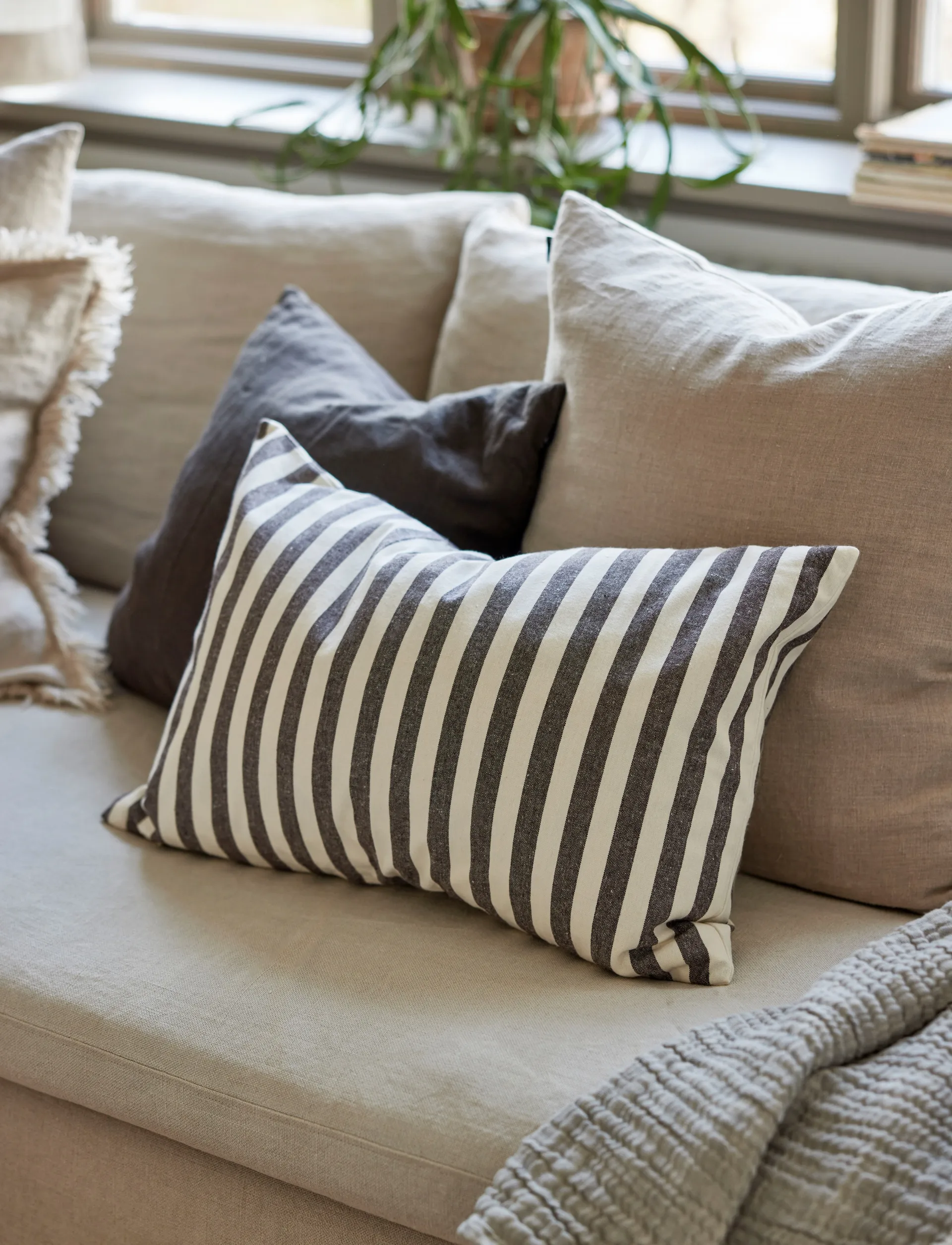 Bretagne kuddfodral, Chocolate, 40x60 cm Himla