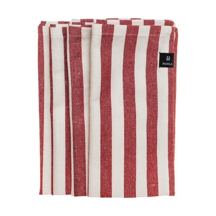 Bretagne tygservett 50x50 cm 4-pack - Deep red - Himla