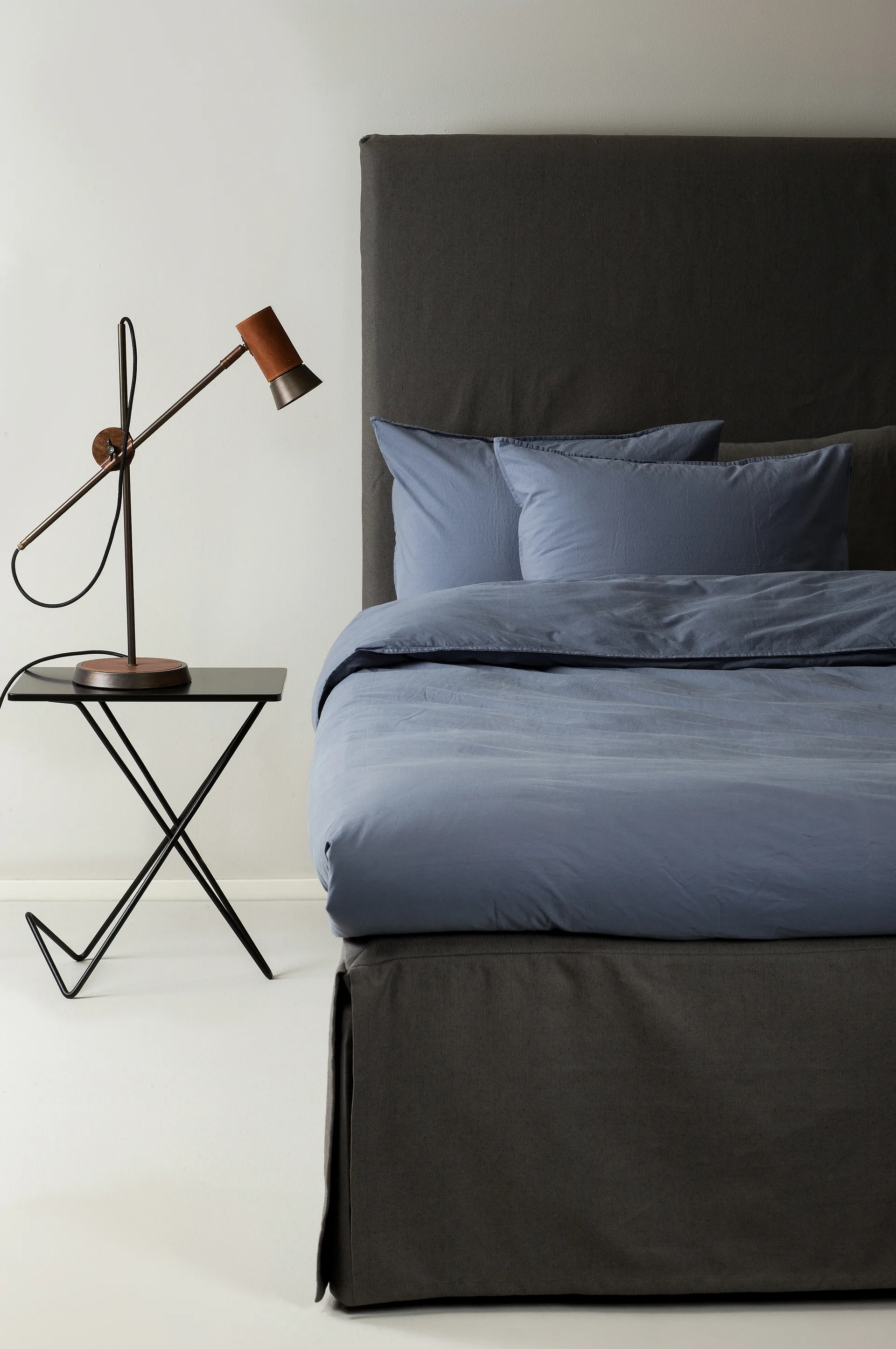 Hope plain ekologiskt påslakan silence (mörkblå), 150x210 cm Himla