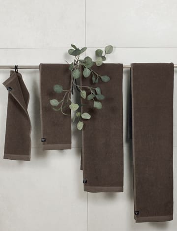 Lina handduk chocolat - 50x70 cm - Himla