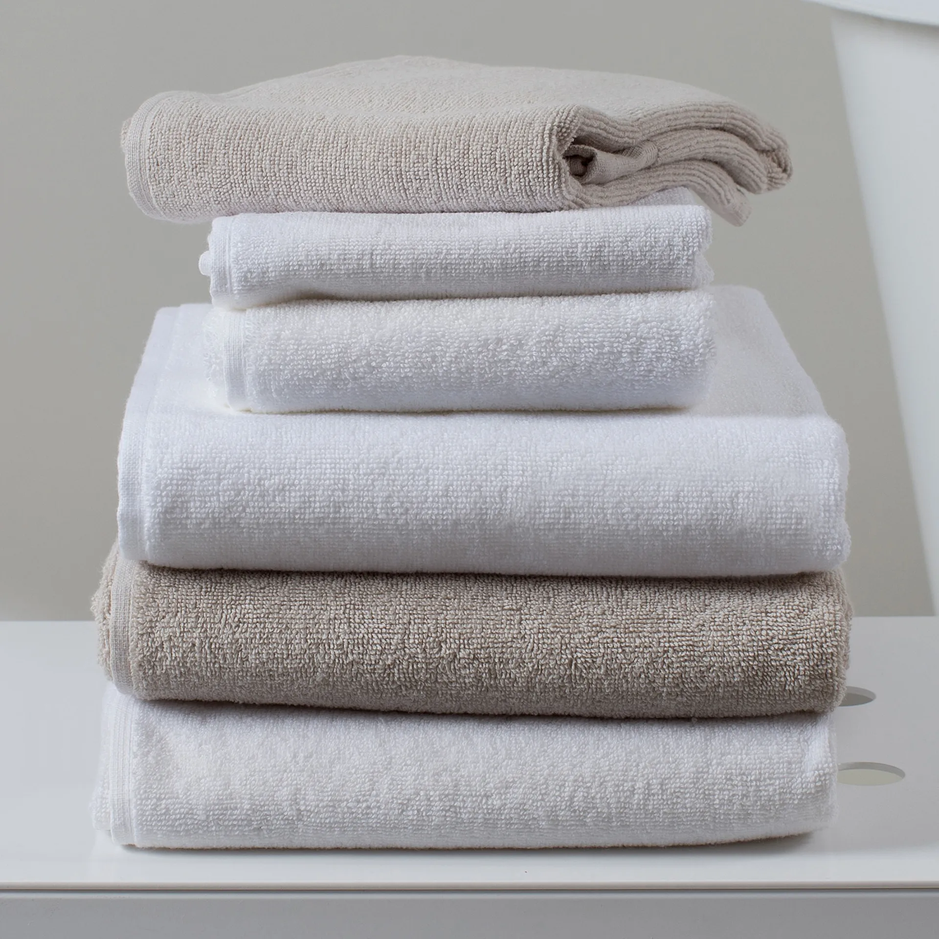 Lina handduk mother of pearl, 30x50 cm Himla