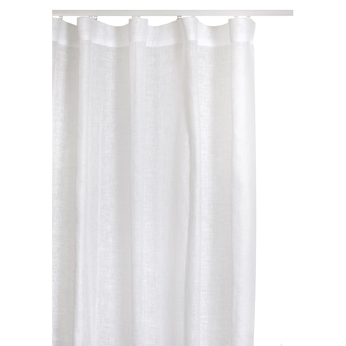 Himla Skylight gardin med veckband 280x290 cm Vit | Skandinavisk Design | Gardinlängder | Vit