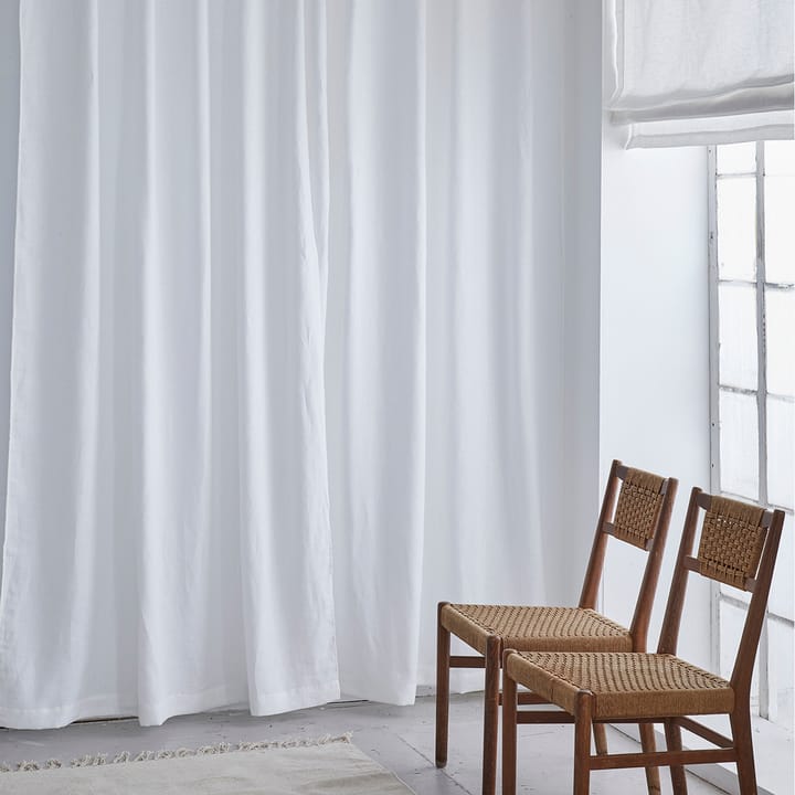 Springtime gardin med veckband 280x290 cm, Vit Himla