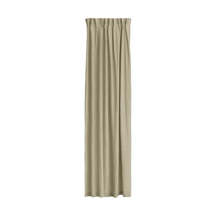 Sunrise gardin med veckband 280x250 cm - Organic (grön) - Himla