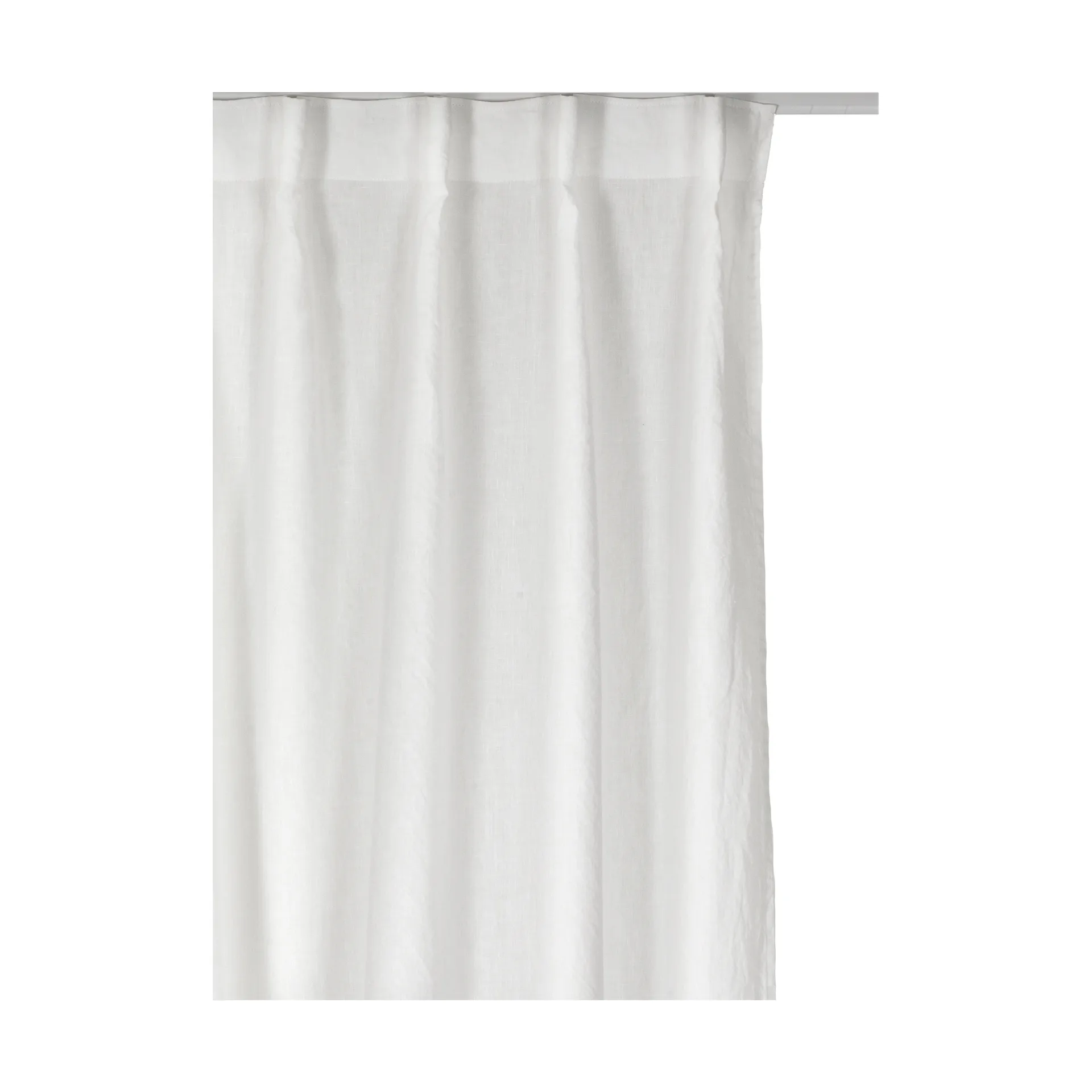 Sunrise gardin med veckband 280x290 cm, White Himla