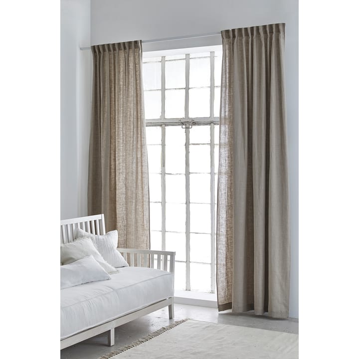 Sunshine gardin med veckband 140x250 cm, Natural Himla