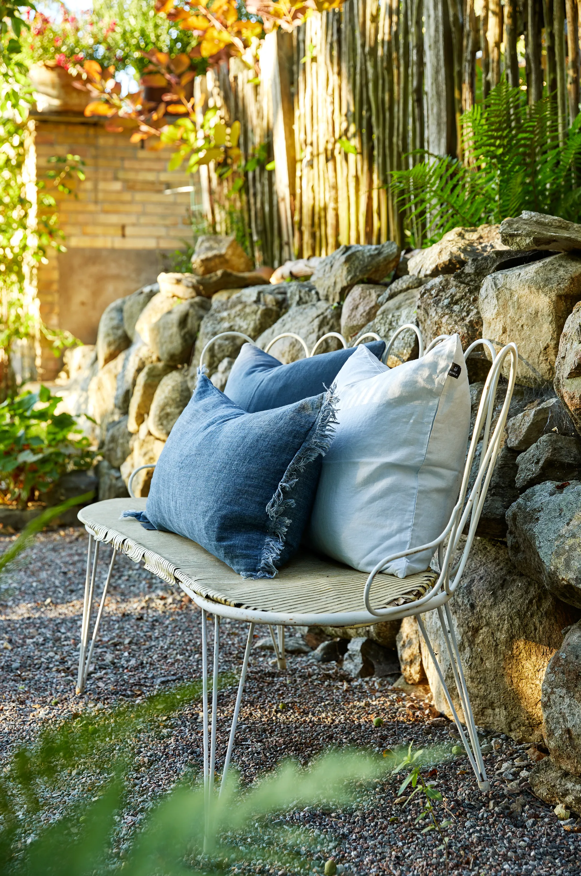 Sunshine kuddfodral 50x50 cm, Silence (blå) Himla