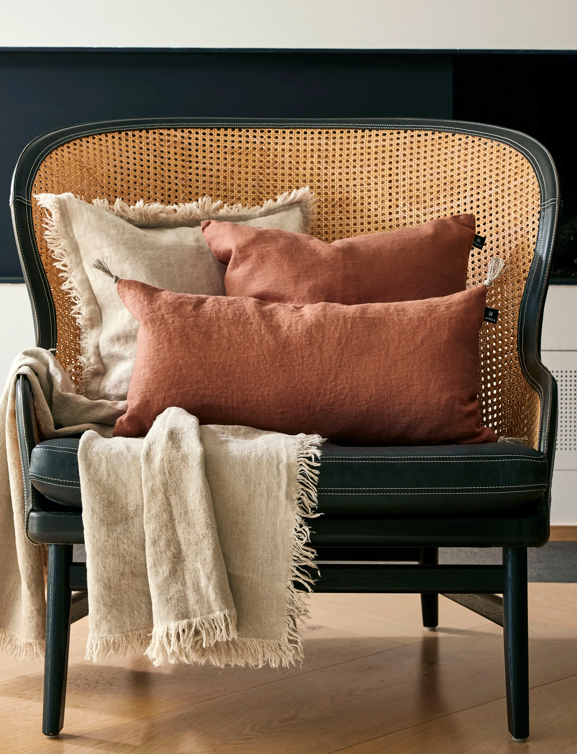 Sunshine kuddfodral tassel 30x60 cm, Grounded Himla