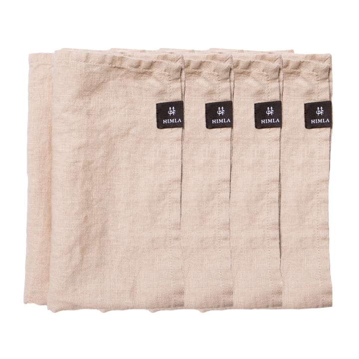 Sunshine servett 4-pack - Mind (beige) - Himla