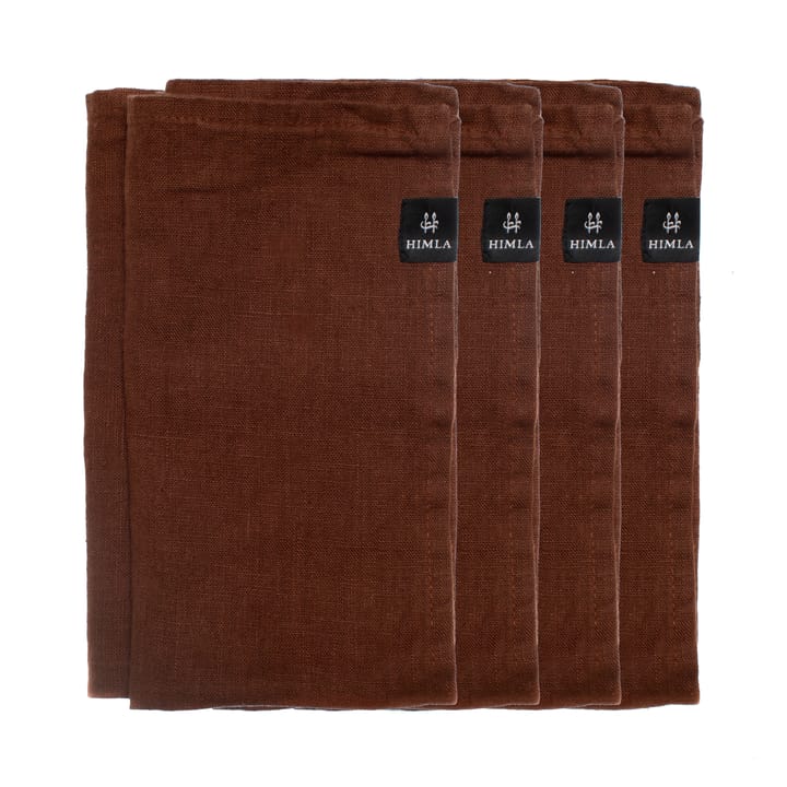 Sunshine servett 4-pack - Rustique (brun) - Himla