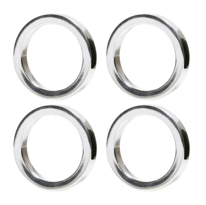 Vasa servettring 4-pack - Silver - Himla