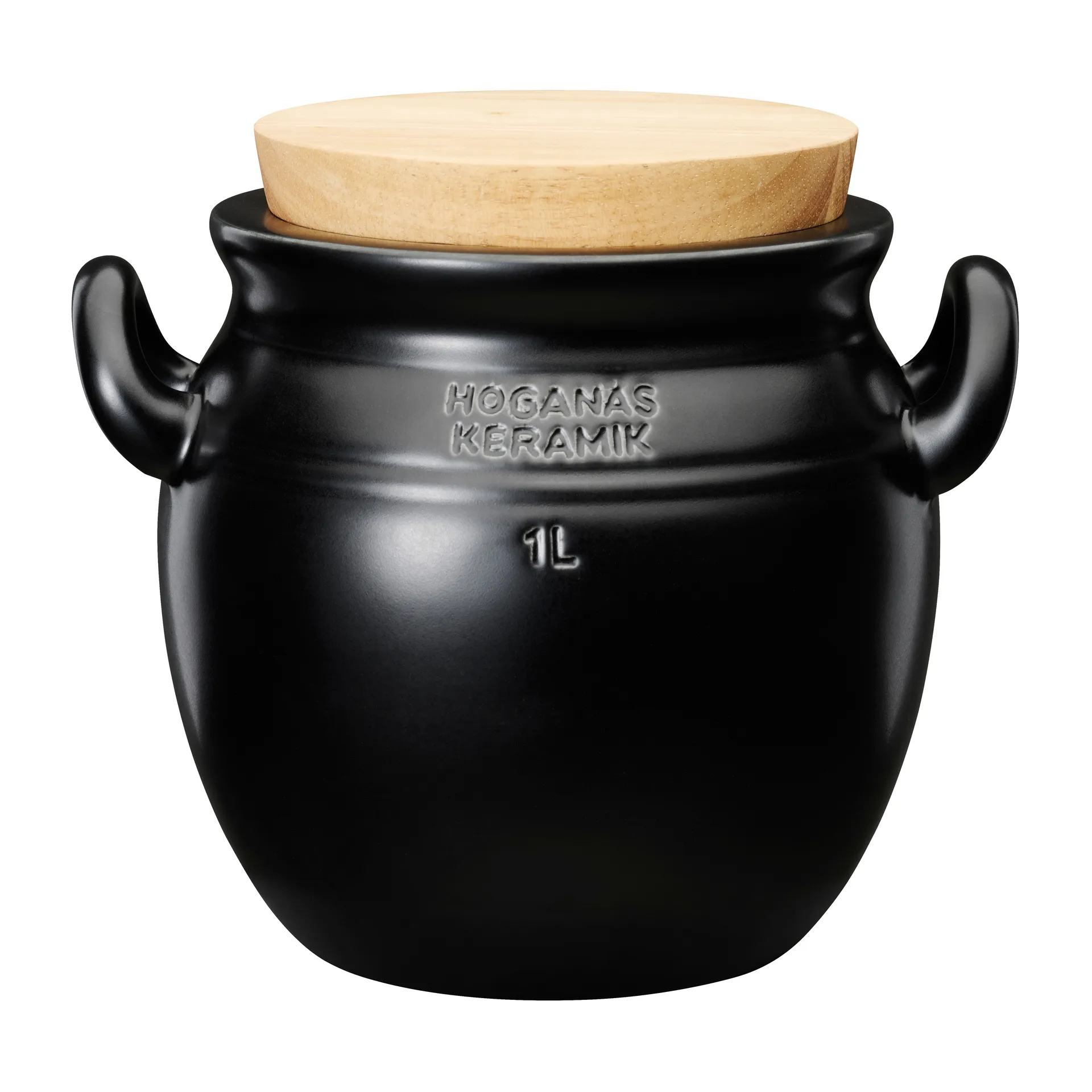 Höganäs Keramik krus 1 l, Grafitgrå Höganäs Keramik