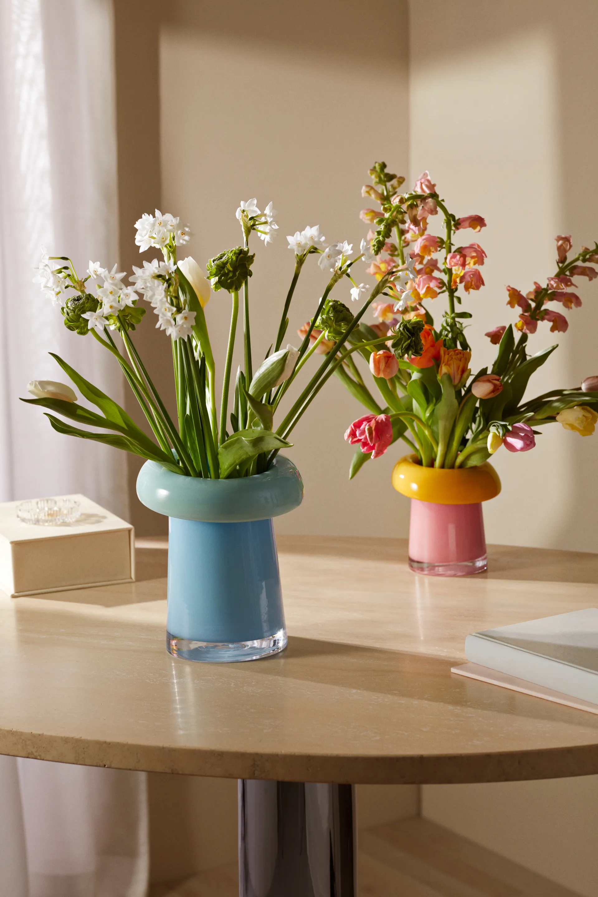 Soma vas, Ljusblå-aqua, 22,5 cm Holmegaard