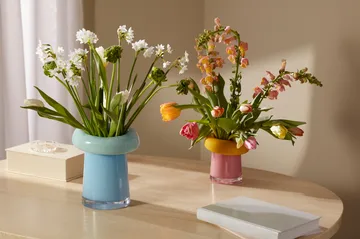 Soma vas - Pink-orange, 16,5 cm - Holmegaard