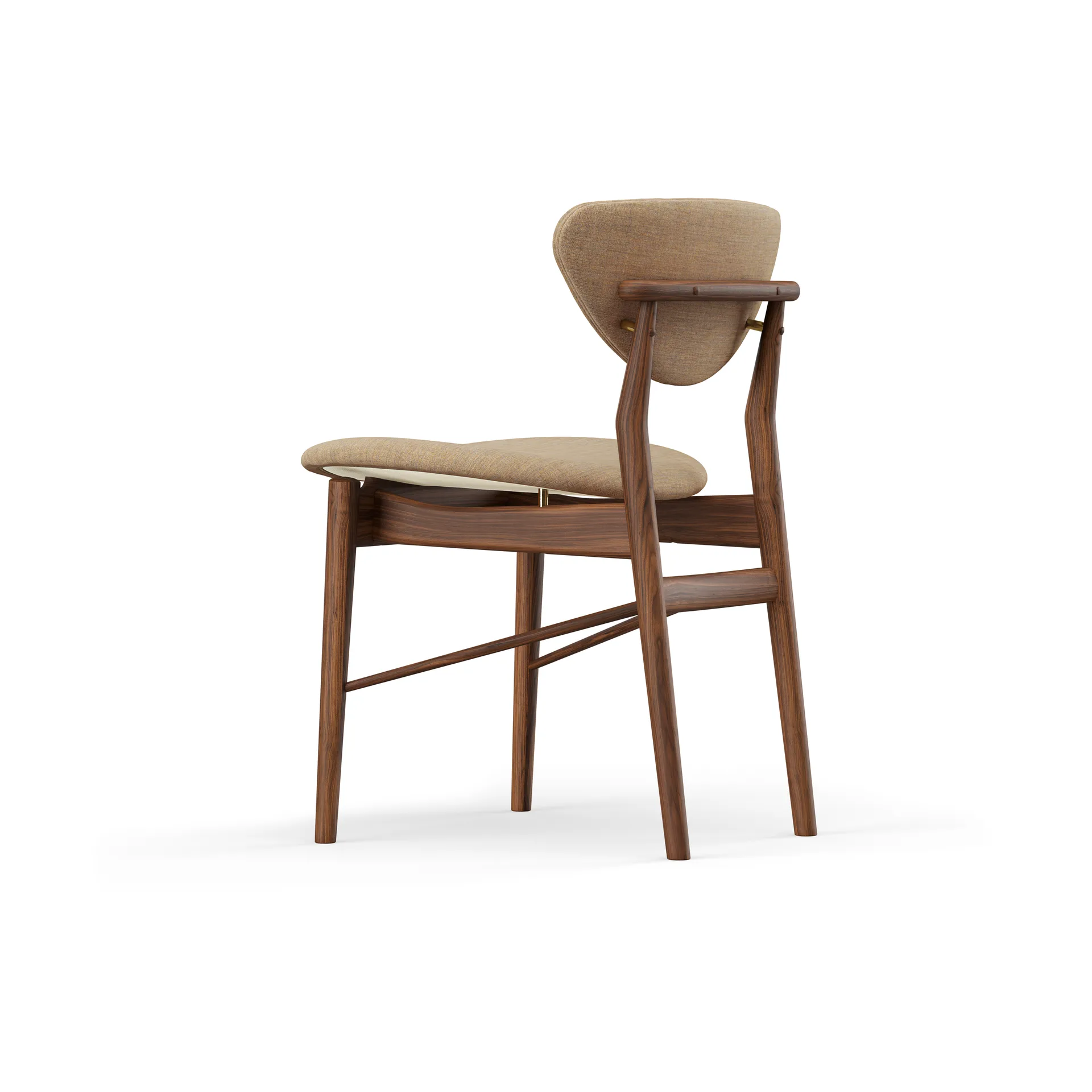 108 Chair stol, valnöt-remix 242 House of Finn Juhl