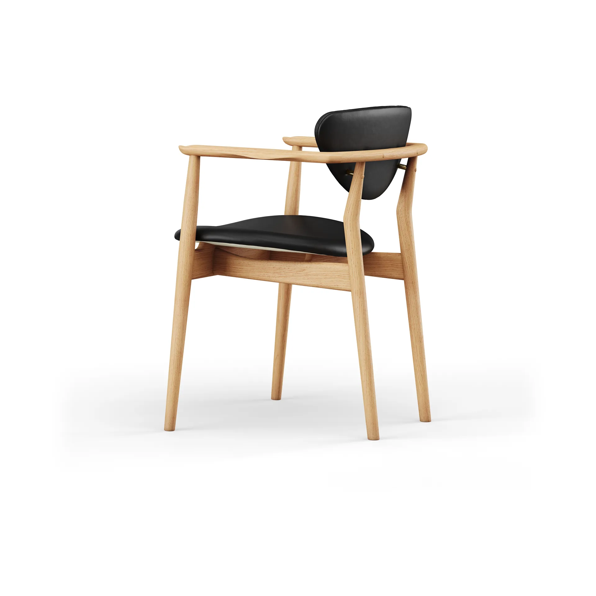 109 Chair fåtölj, Ek-nevada black NV0500S House of Finn Juhl