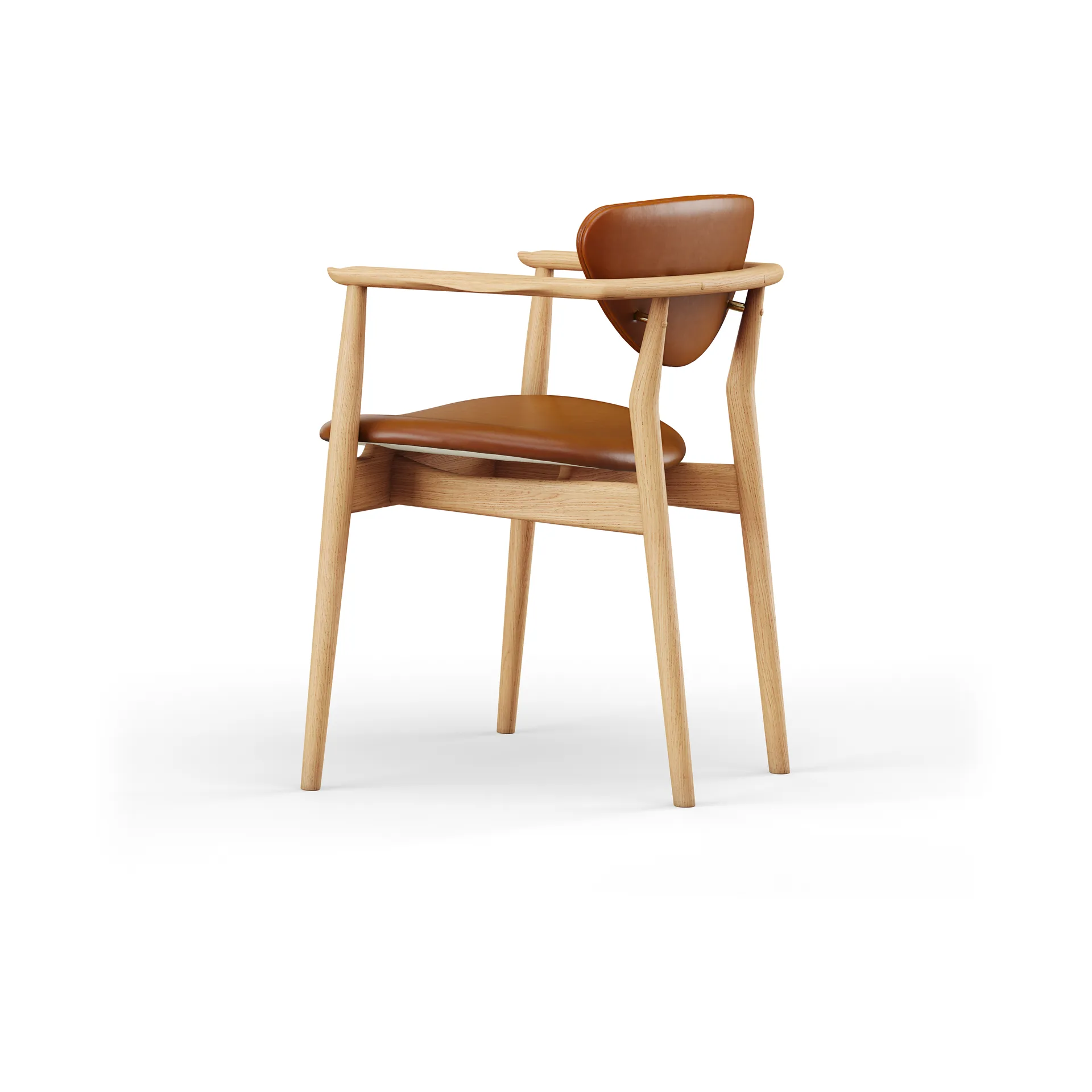 109 Chair fåtölj, Ek-nevada cognac NV2488S House of Finn Juhl