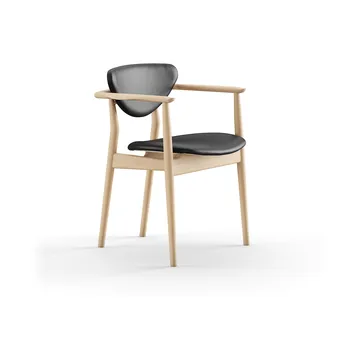 109 Chair fåtölj - Ljus ek-nevada black NV0500S - House of Finn Juhl
