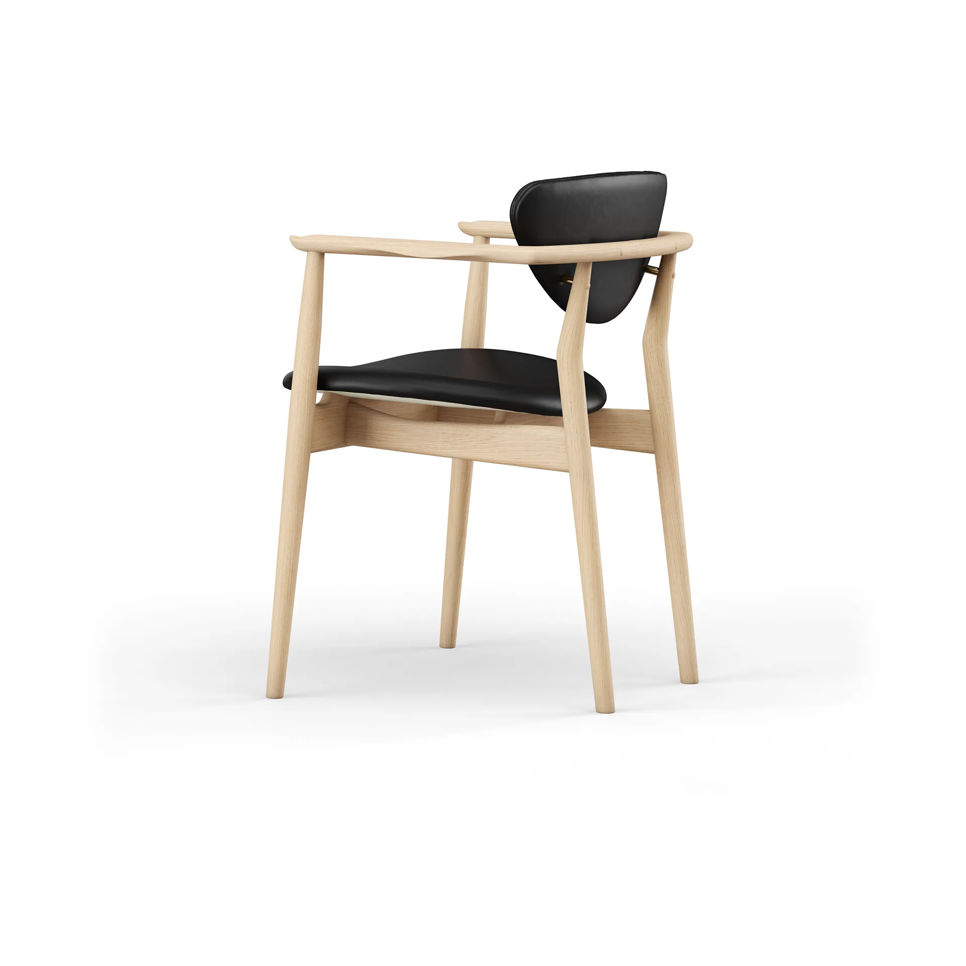 109 Chair fåtölj, Ljus ek-nevada black NV0500S House of Finn Juhl