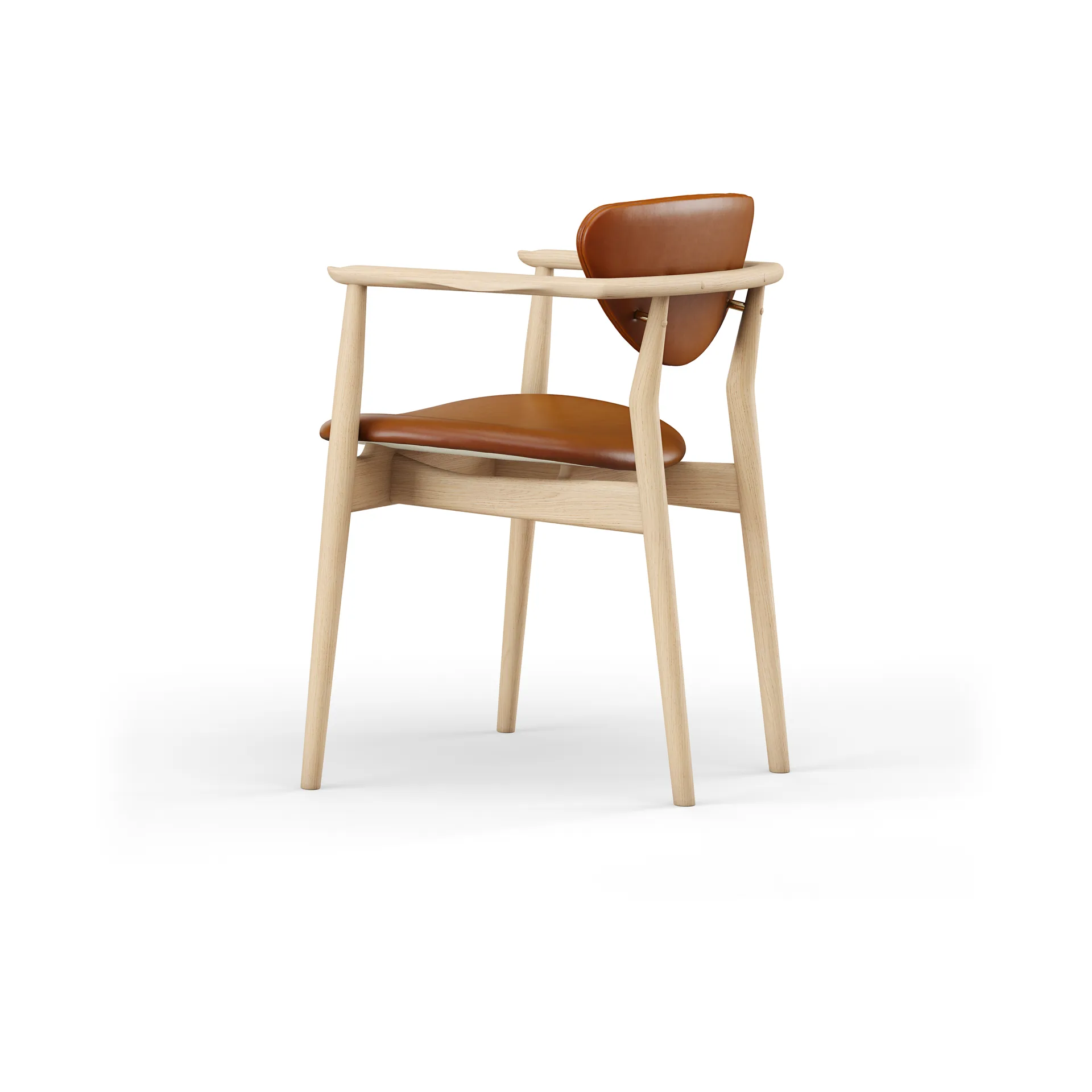 109 Chair fåtölj, Ljus ek-nevada cognac NV2488S House of Finn Juhl