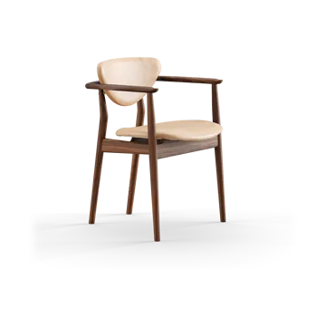 109 Chair fåtölj - Valnöt-vegetal uncolored - House of Finn Juhl
