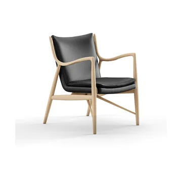 45 Chair fåtölj - Ljus ek-nevada black NV0500S - House of Finn Juhl