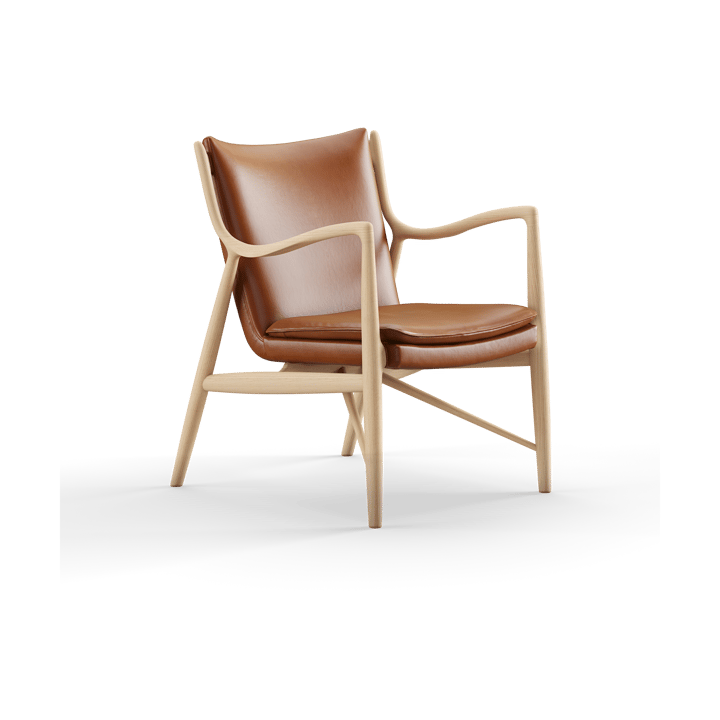 45 Chair fåtölj - Ljus ek-nevada cognac NV2488S - House of Finn Juhl