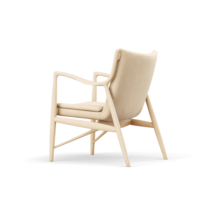 45 Chair fåtölj - Ljus ek-watercolour soft linen - House of Finn Juhl