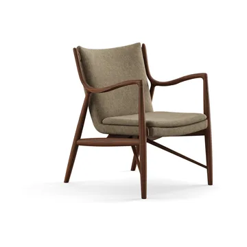 45 Chair fåtölj - Valnöt-hallingdal 227 - House of Finn Juhl