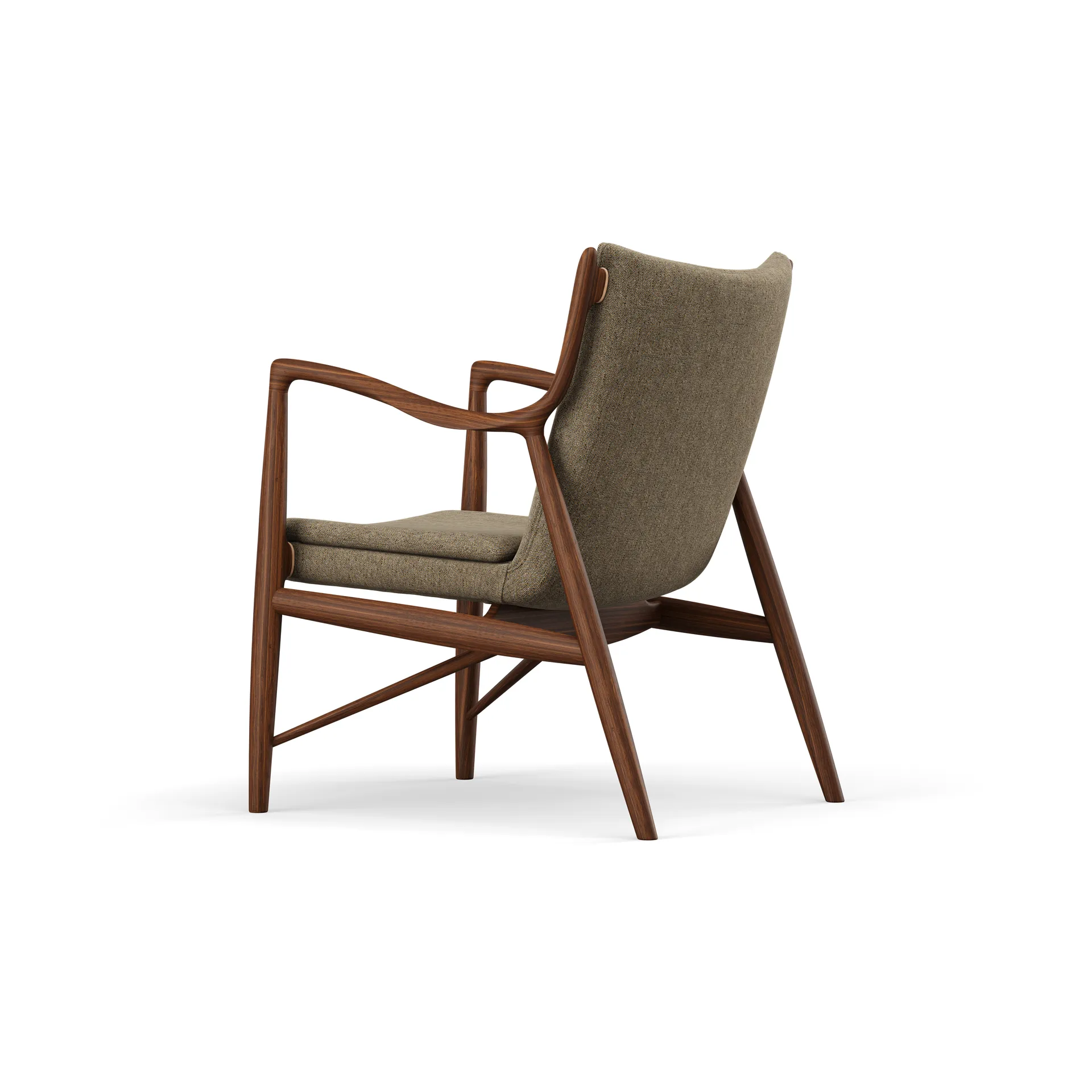 45 Chair fåtölj, Valnöt-hallingdal 227 House of Finn Juhl