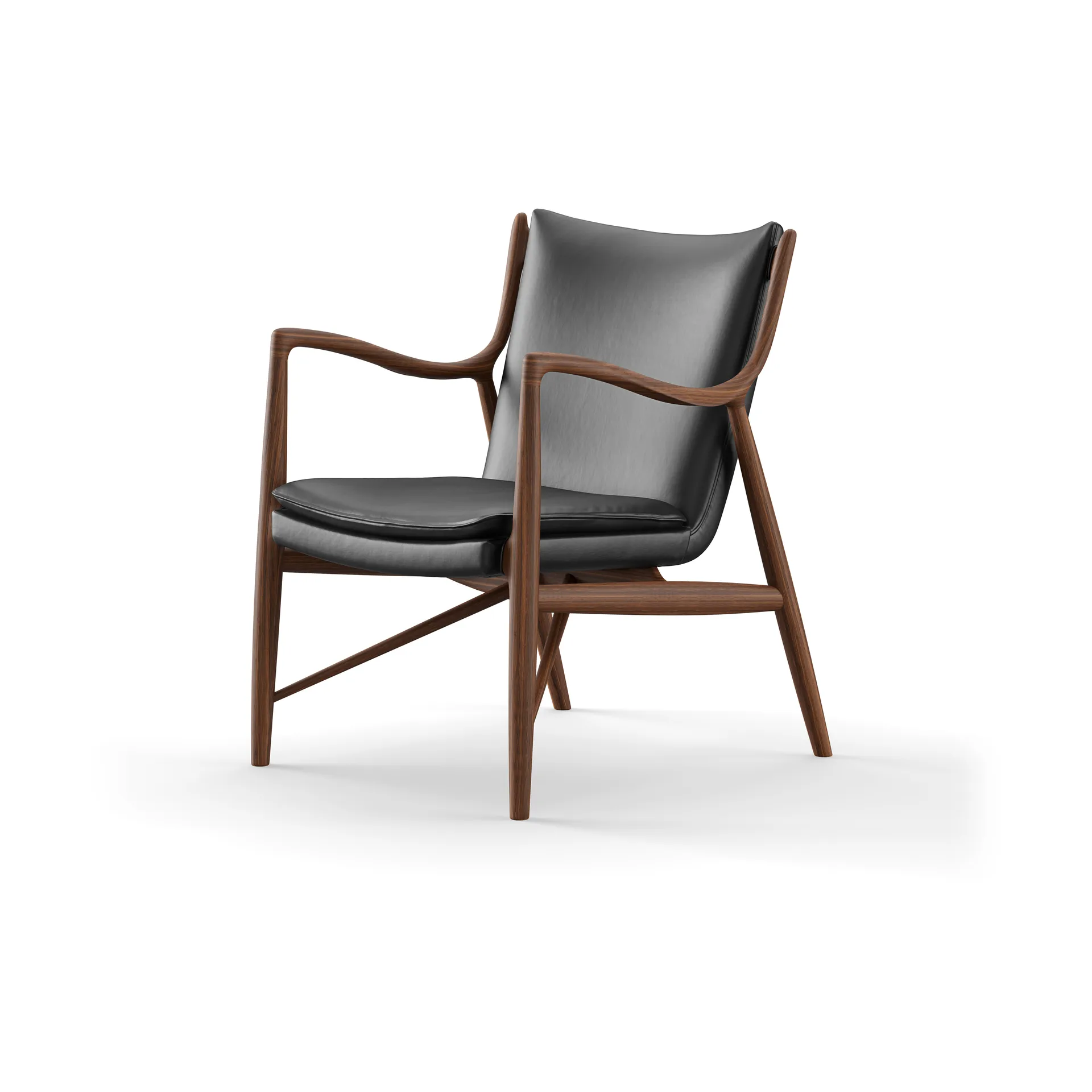 45 Chair fåtölj, Valnöt-nevada black NV0500S House of Finn Juhl