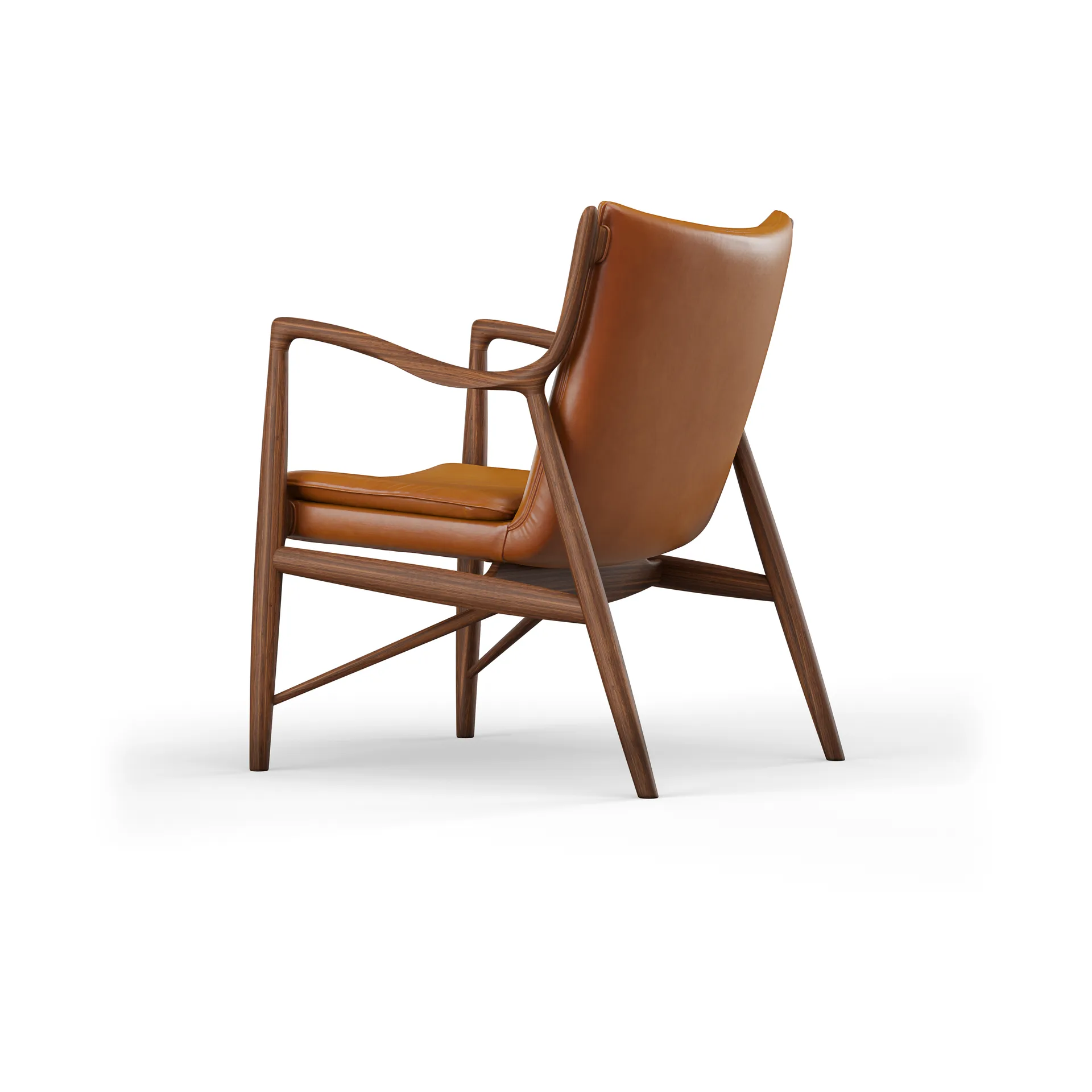 45 Chair fåtölj, Valnöt-nevada cognac NV2488S House of Finn Juhl