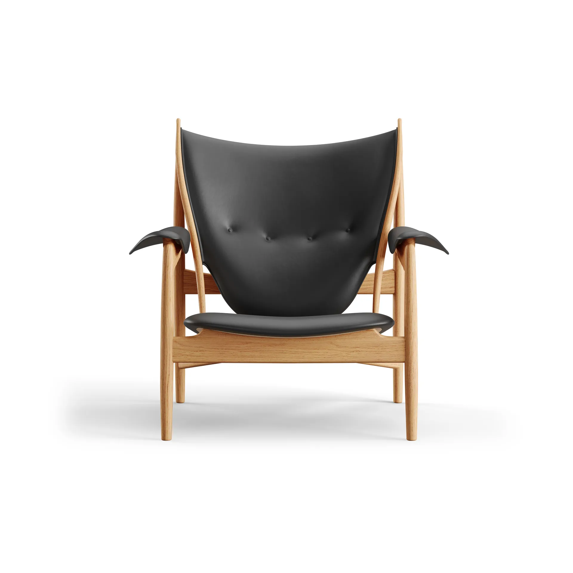 Chieftain chair fåtölj, Ek-nevada black NV0500S House of Finn Juhl