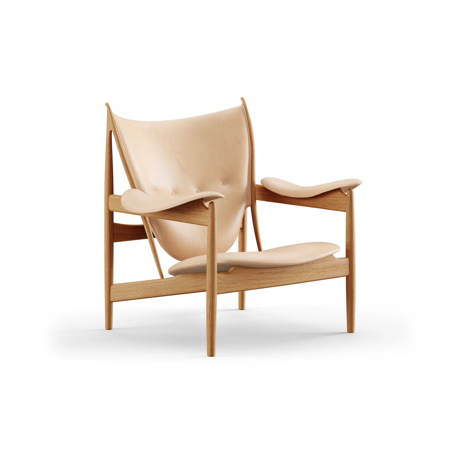 Chieftain chair fåtölj, Ek-vegetal uncolored House of Finn Juhl